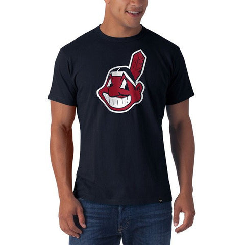 Amazing 47 Mlb Cleveland Indians Vintage Feel Logo T-Shirt