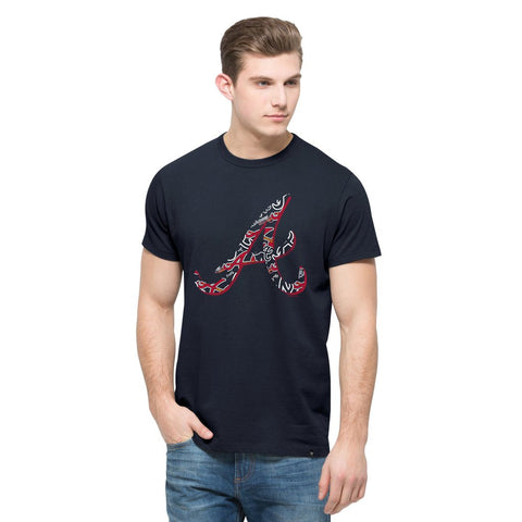 Amazing 47  Mlb Atlanta Braves Vintage Feel Logo T-Shirt