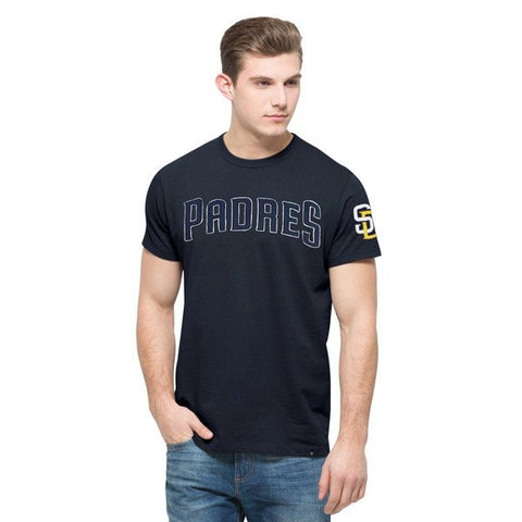 Amazing 47  MLBSan Diego Padres Vintage Feel Logo T-Shirt