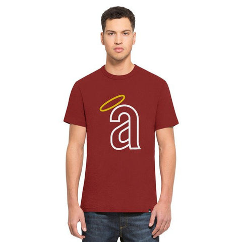 Amazing 47  Mlb Los Angeles Angels  Vintage Feel Logo T-Shirt
