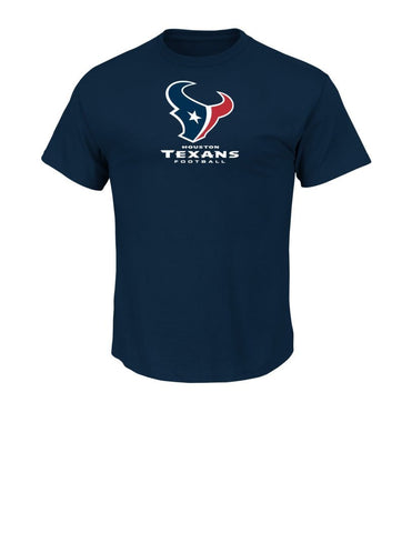 Amazing Majestic NFL Houston Texans Logo T-Shirt