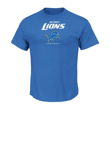 Amazing Majestic NFL Detroit Lions Logo T-Shirt