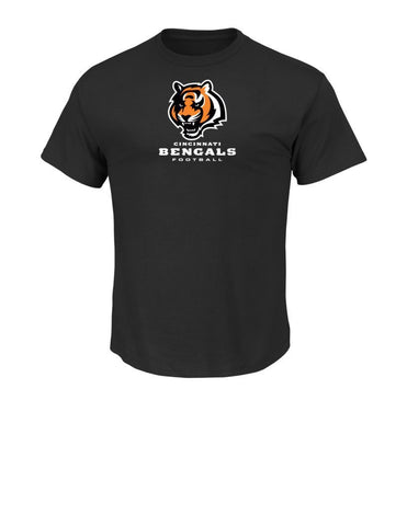 Amazing Majestic NFL Cincinnati Bengals Logo T-Shirt
