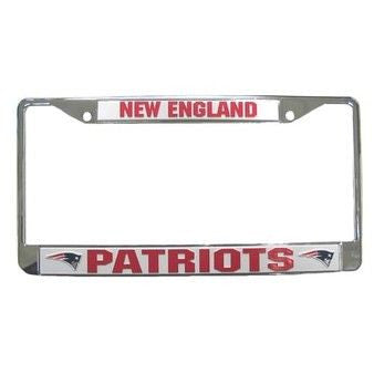 NFL New England Patriots License Plate Frame