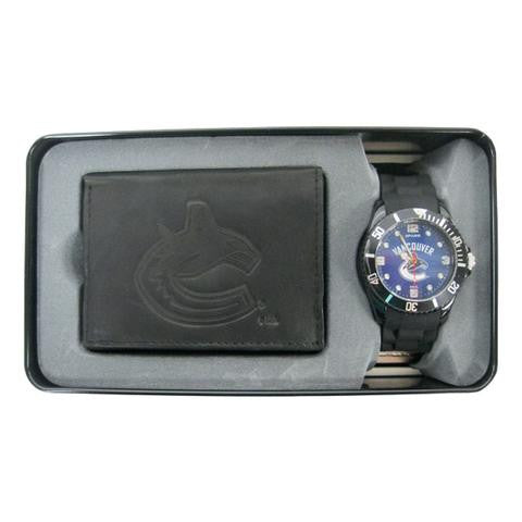 NHL Vancouver Canucks Watch & Wallet Gift Set