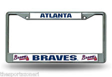 MLB Atlanta Braves License Plate Frame