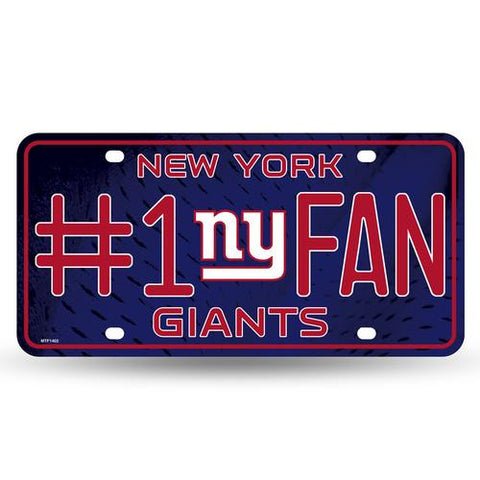 NFL New York Giants License Plate