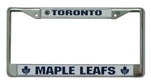 NHL Toronto Maple Leafs License Plate Frame