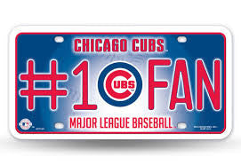 MLB Chicago Cubs License Plate