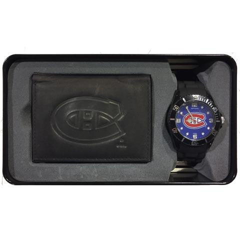 NHL Montreal Canadiens Watch & Wallet Gift Set